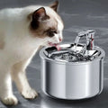 Automatic Stainless Steel Cat Water Fountain with Filter & Motion Sensor – Fresh, Clean Water for Your Feline Friend