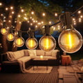Energy-Efficient LED Outdoor String Lights - Weatherproof, 50ft Decorative Lighting for Patios, Gardens, and Events