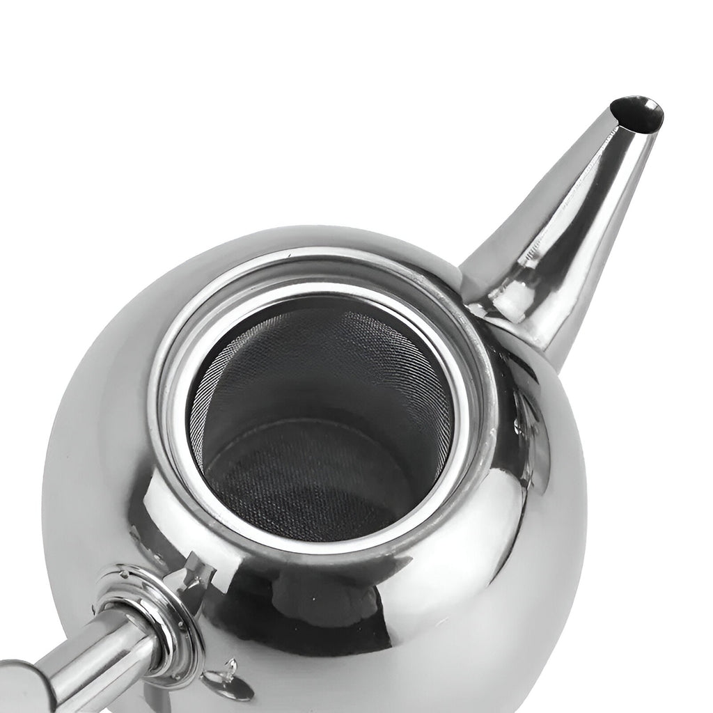 Premium Elegant Stainless Steel Teapot - Stylish Design for Perfect Brewing