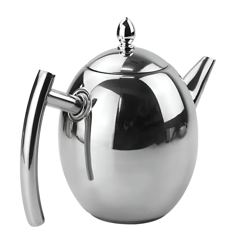 Premium Elegant Stainless Steel Teapot - Stylish Design for Perfect Brewing