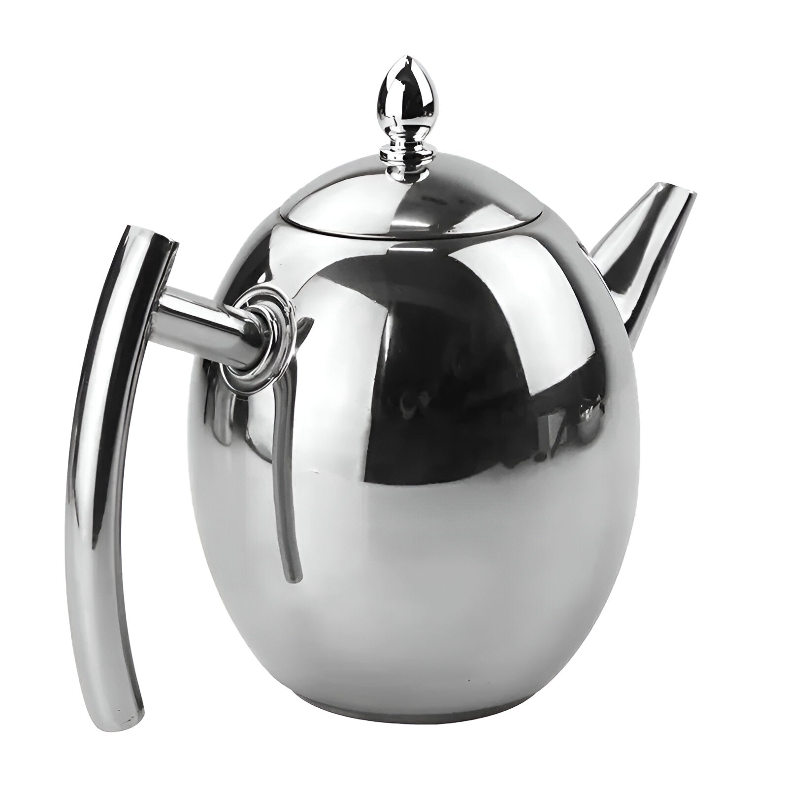 Premium Elegant Stainless Steel Teapot - Stylish Design for Perfect Brewing