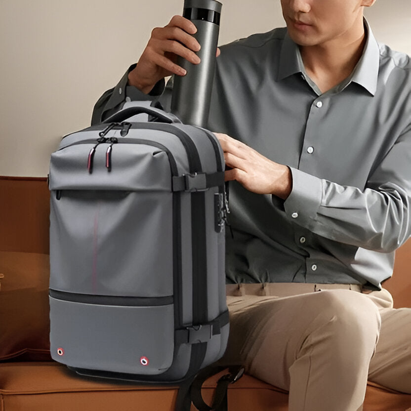 Premium Structured Rucksack with Internal Compression System for Optimal Packing & Comfort