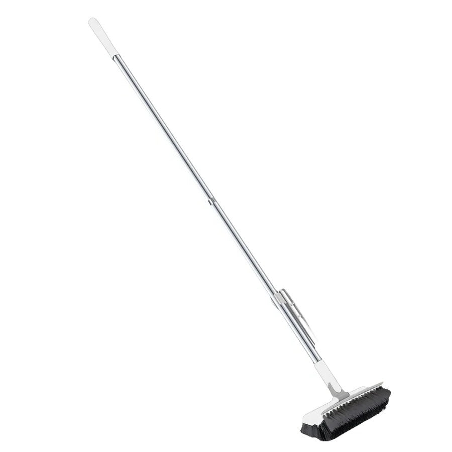 Ergonomic Long Handle Floor Scrub Brush with Stiff Bristles for Deep Cleaning - Ideal for Tile, Grout, and Hard Surfaces