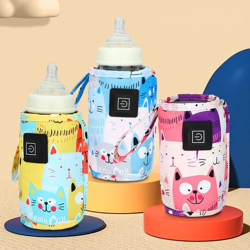 Portable Mobile Bottle Warmer - Fast & Efficient Baby Formula Heater for On-the-Go Parents