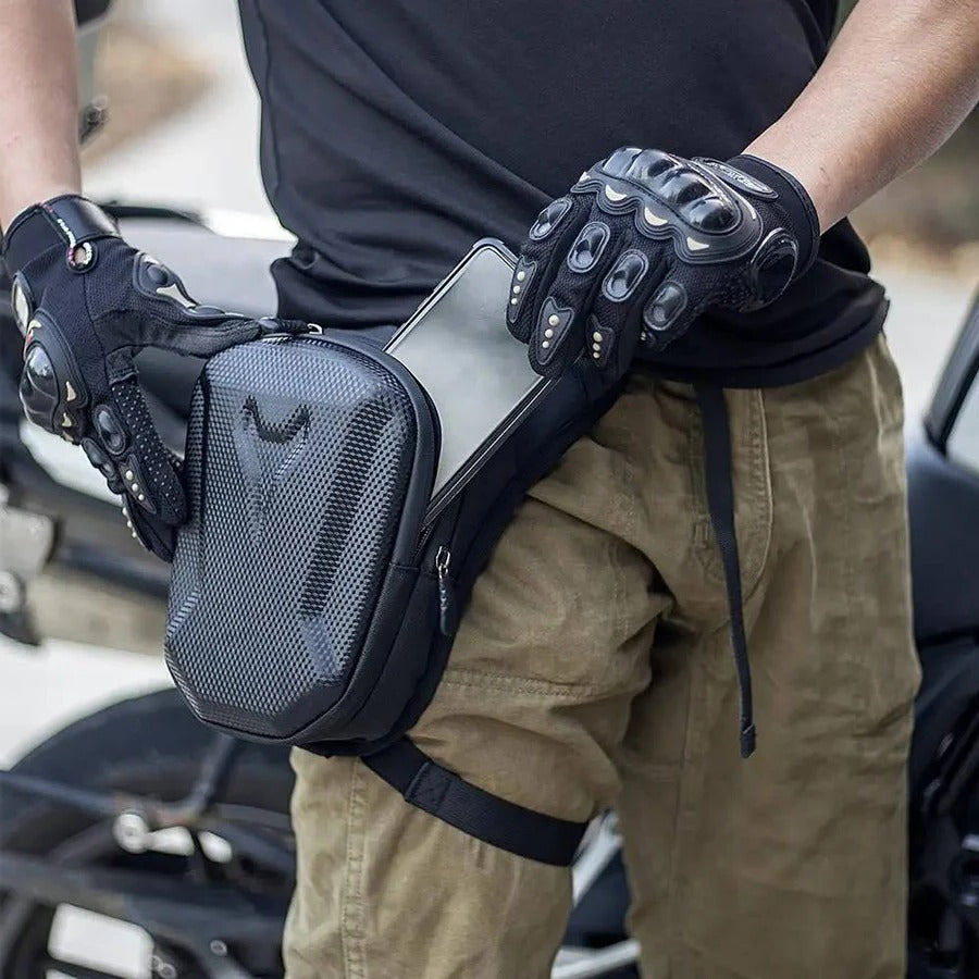 Waterproof Motorcycle Leg Bag with Secure Storage - Durable & Stylish Rider Accessory