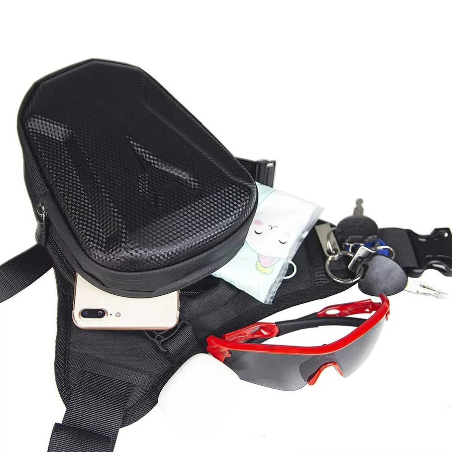 Waterproof Motorcycle Leg Bag with Secure Storage - Durable & Stylish Rider Accessory