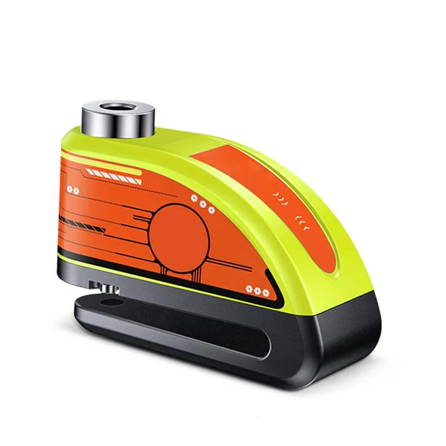 120dB Motorcycle Disc Lock Alarm - High-Security Anti-Theft Device with Loud Siren for Motorcycles and Scooters