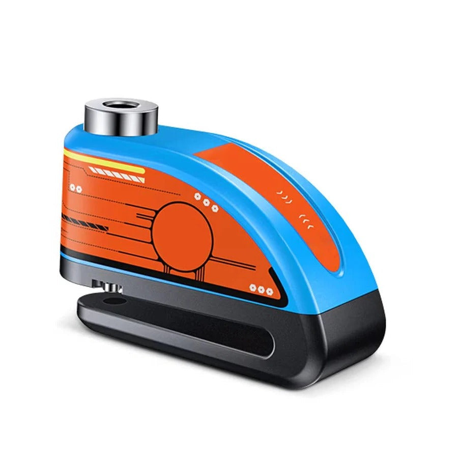 120dB Motorcycle Disc Lock Alarm - High-Security Anti-Theft Device with Loud Siren for Motorcycles and Scooters