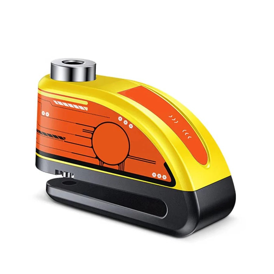 120dB Motorcycle Disc Lock Alarm - High-Security Anti-Theft Device with Loud Siren for Motorcycles and Scooters