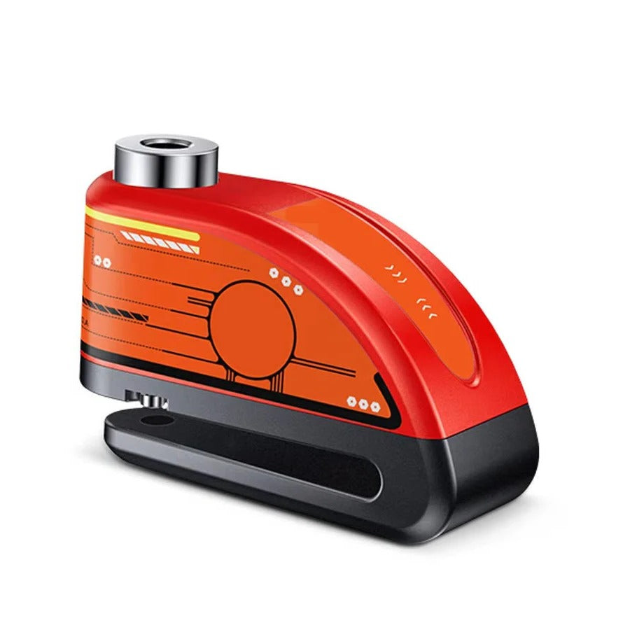 120dB Motorcycle Disc Lock Alarm - High-Security Anti-Theft Device with Loud Siren for Motorcycles and Scooters
