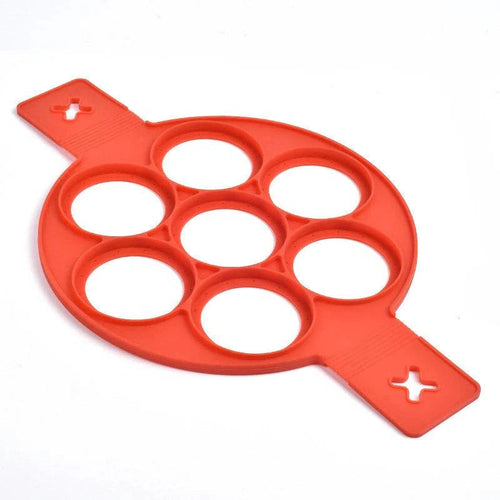 15-Inch Non-Stick Aluminum Pancake Pan with 5 Compartments - Perfect for Fluffy Pancakes, Eggs, and More!