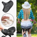 Ergonomic Memory Foam Bike Saddle with Ventilation - Ultimate Comfort for Long Rides