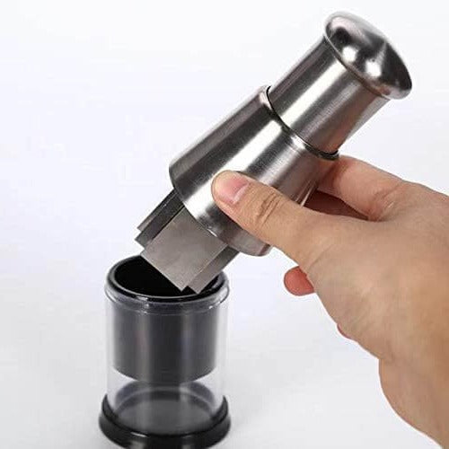 Premium Manual Stainless Steel Food Chopper - Effortless Meal Prep Tool for Quick and Easy Cooking