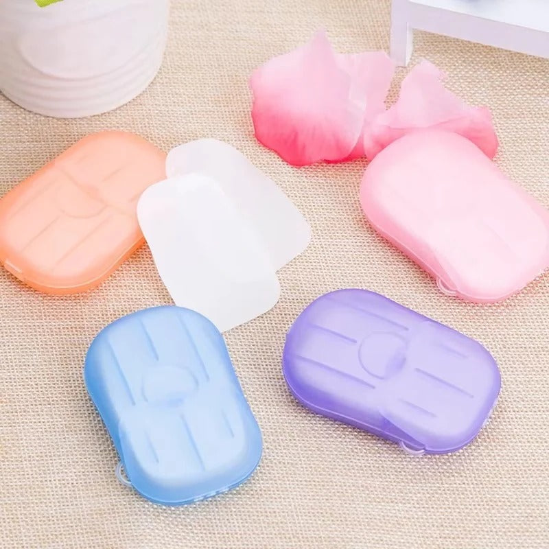 Travel-Friendly Pocket Soap Paper Sheets - Ideal for Hiking & Camping - Compact & Convenient Hygiene Solution