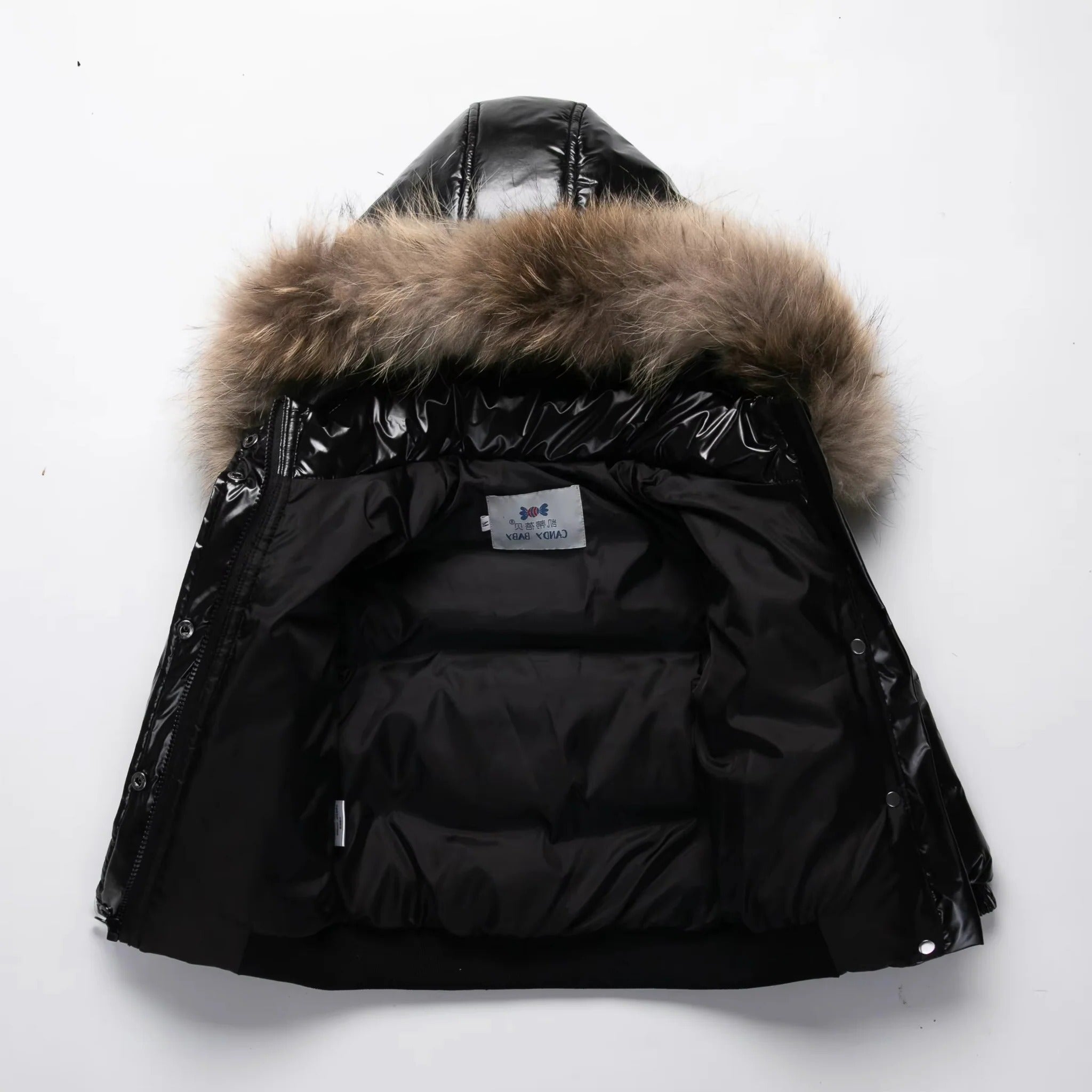 Kids Waterproof Down Parka - Insulated Winter Coat with Fur Hood for Ultimate Warmth & Comfort