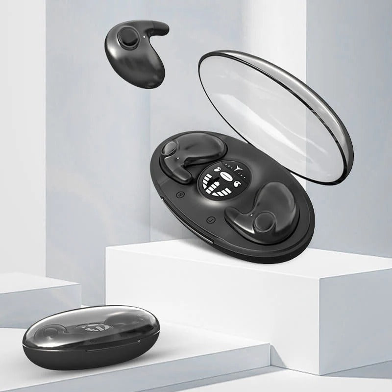Compact Waterproof Mini In-Ear Bluetooth Earphones - Wireless, Sweatproof, and Lightweight Design