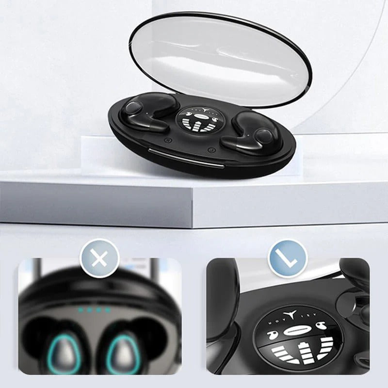 Compact Waterproof Mini In-Ear Bluetooth Earphones - Wireless, Sweatproof, and Lightweight Design