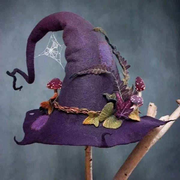 Classic Felt Witch Hats for Halloween Parties & Costumes - Durable, Stylish & Comfortable