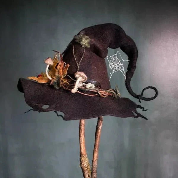 Classic Felt Witch Hats for Halloween Parties & Costumes - Durable, Stylish & Comfortable