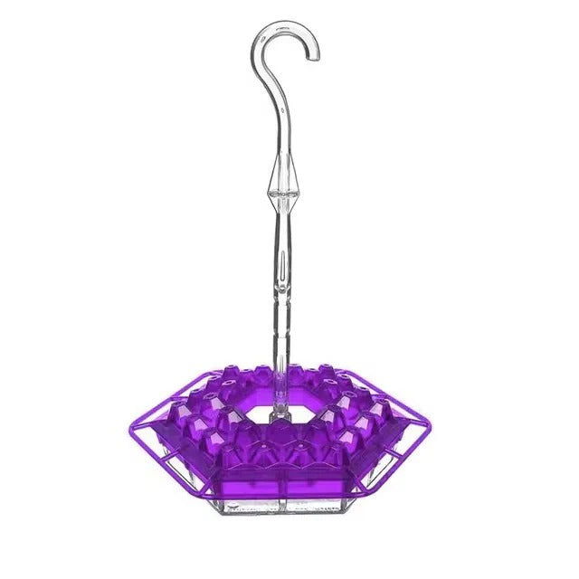 Leak-Proof Hanging Hummingbird Feeder with Ant Guard & Comfortable Perch - Ideal for Attracting Hummingbirds