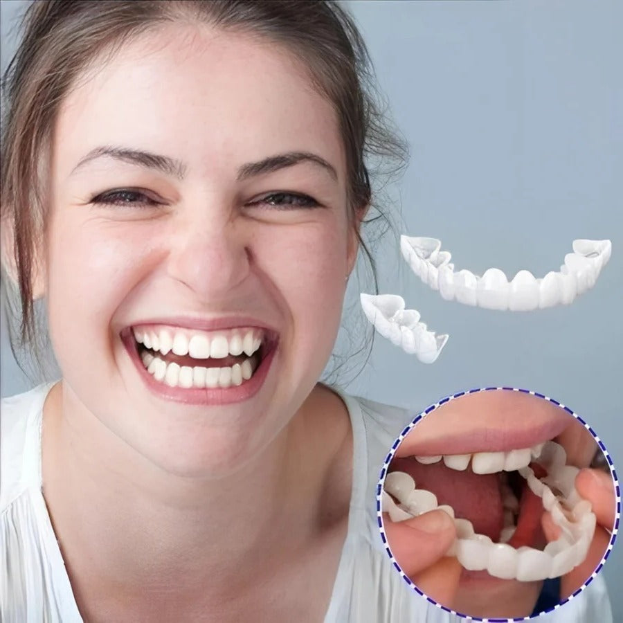 Complete Dental Veneer Kit - Upper & Lower Cosmetic Teeth Covers for a Perfect Smile