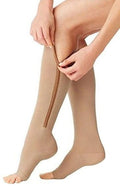 Easy Wear Zipper Compression Socks - 20-30 mmHg Firm Support for Enhanced Circulation & Comfort
