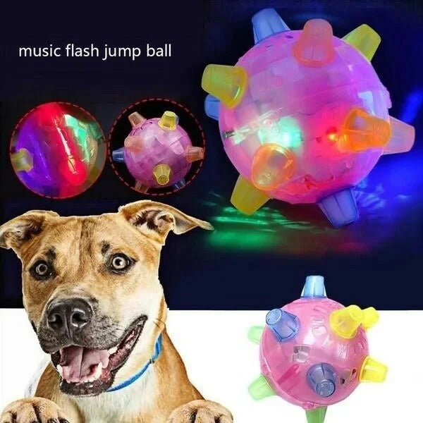 Interactive Jumping Activation Ball for Dogs - Bouncing Toy for Engaging Playtime & Exercise