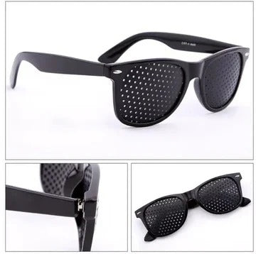 Pinhole Glasses for Eye Relaxation & Vision Improvement - Perfect for Eye Exercises & Stress Relief