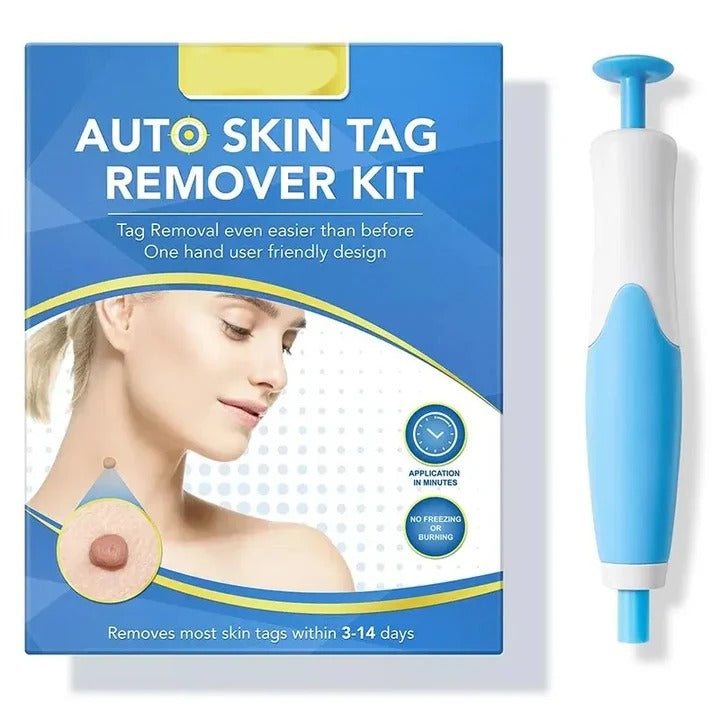 Skin Tag Removal Kit - Complete Set with Silicone Bands & Precision Pen Tool for Safe & Easy Removal