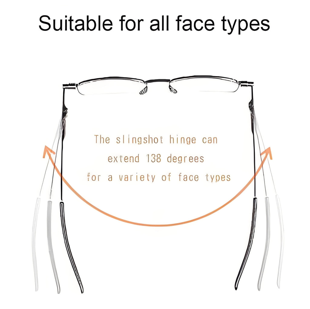 Compact Lightweight Folding Reading Glasses - Portable & Stylish Design for Easy Carrying