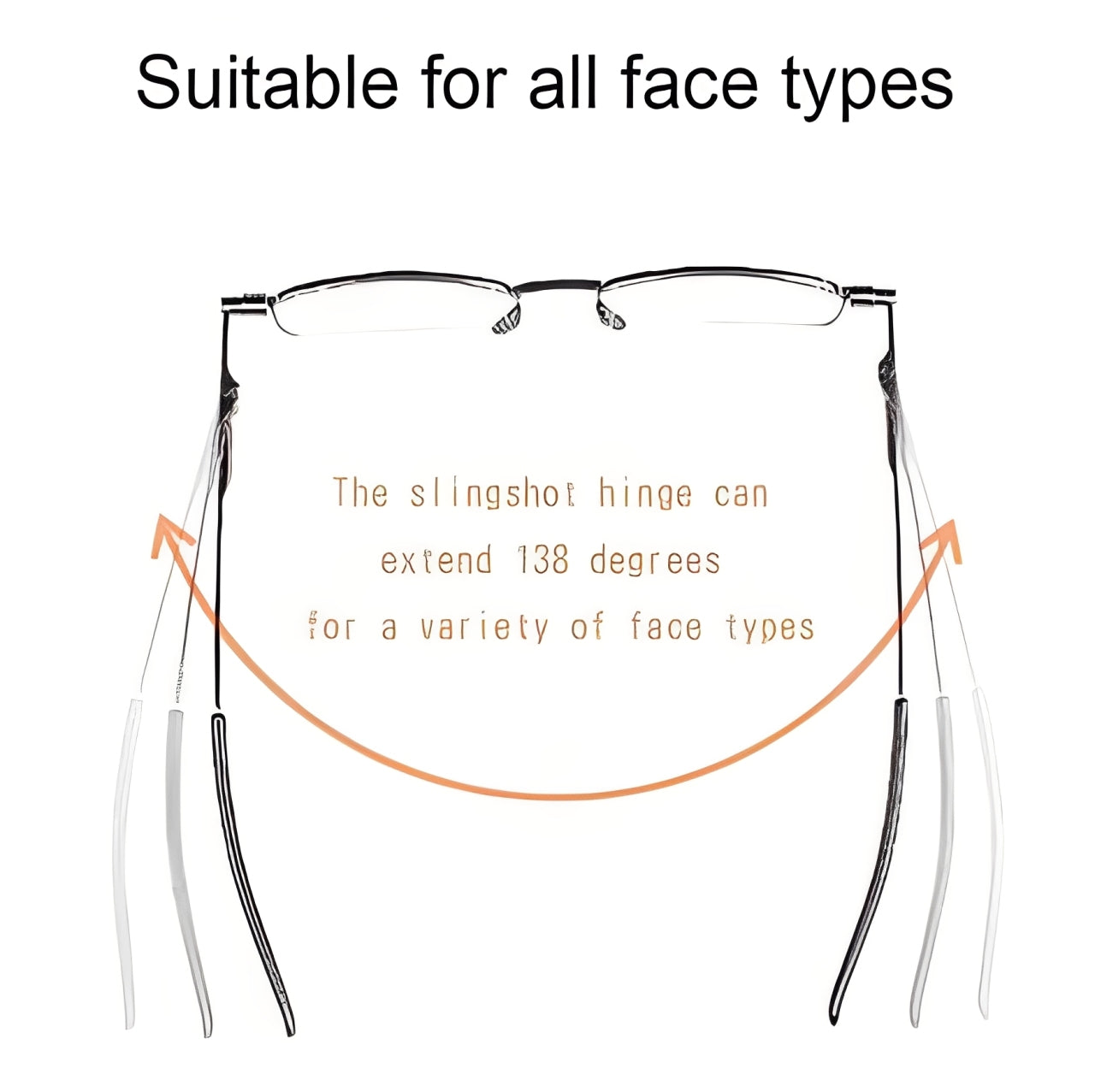 Compact Lightweight Folding Reading Glasses - Portable & Stylish Design for Easy Carrying