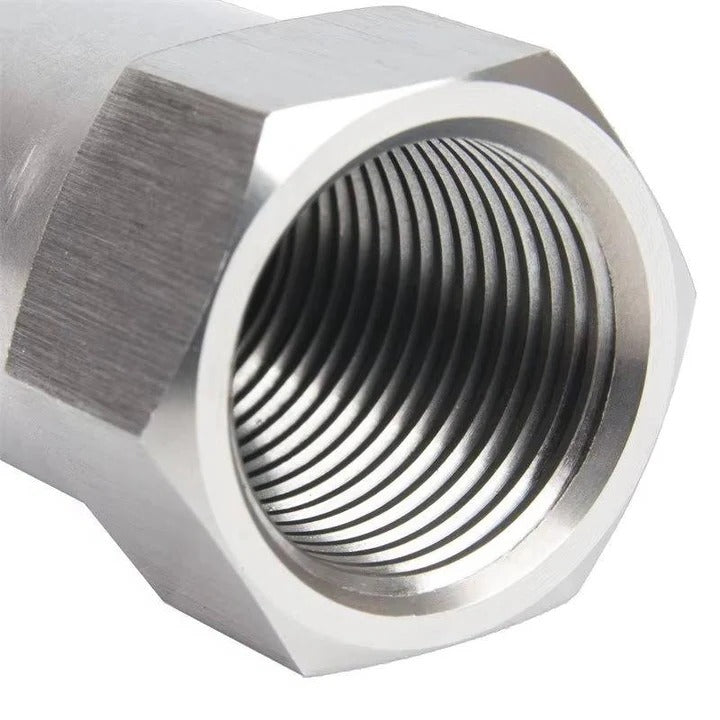 Universal Car O2 Sensor CEL Fix Adapter with Mini Catalytic Converter - Improve Emissions & Engine Performance
