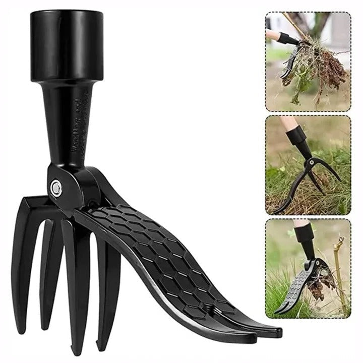 Adjustable Long Handle Weed Puller Tool - Ergonomic Garden Weeding Solution