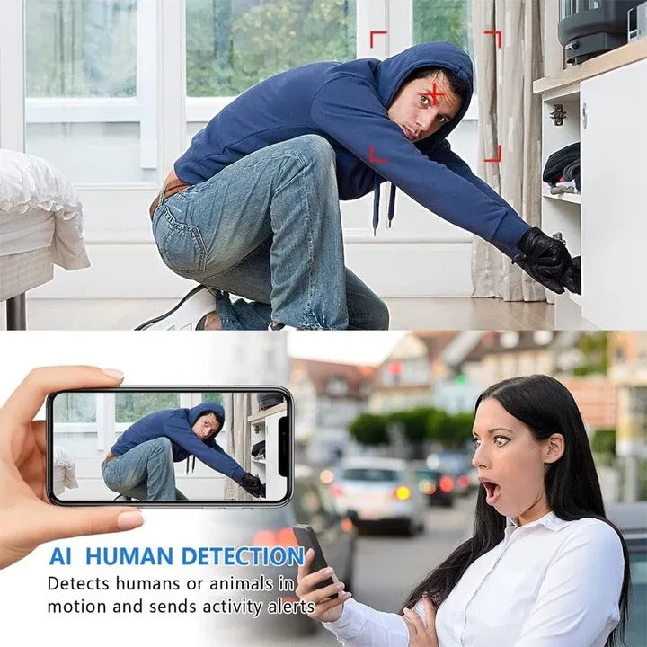 Compact 5G Wireless HD Security Camera with WiFi Connectivity - High Definition Surveillance for Home & Office