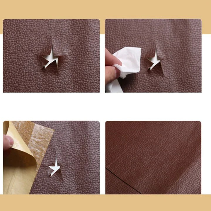 Versatile Cuttable Leather Repair Tape for Sofa & Seat Restoration - Durable, Easy to Use, Perfect for Furniture Repair