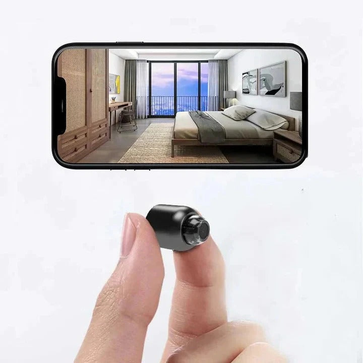 Compact WiFi Security Camera with Night Vision - Ideal for Home Surveillance