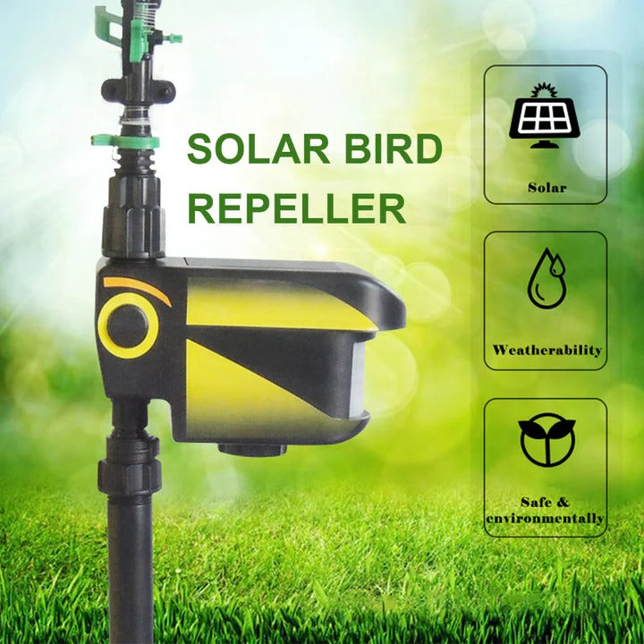 Solar-Powered Motion-Activated Deer Repellent Sprinkler - Eco-Friendly Animal Deterrent System