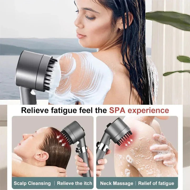 Adjustable High Pressure Showerhead with 8 Spray Modes | Water-Saving & Easy Installation