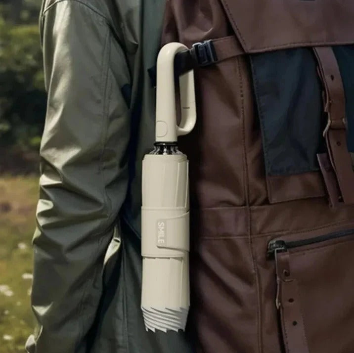 Stormproof Wind-Resistant Umbrella with Reflective Trim - Durable, Compact, and Lightweight Design for All Weather Conditions
