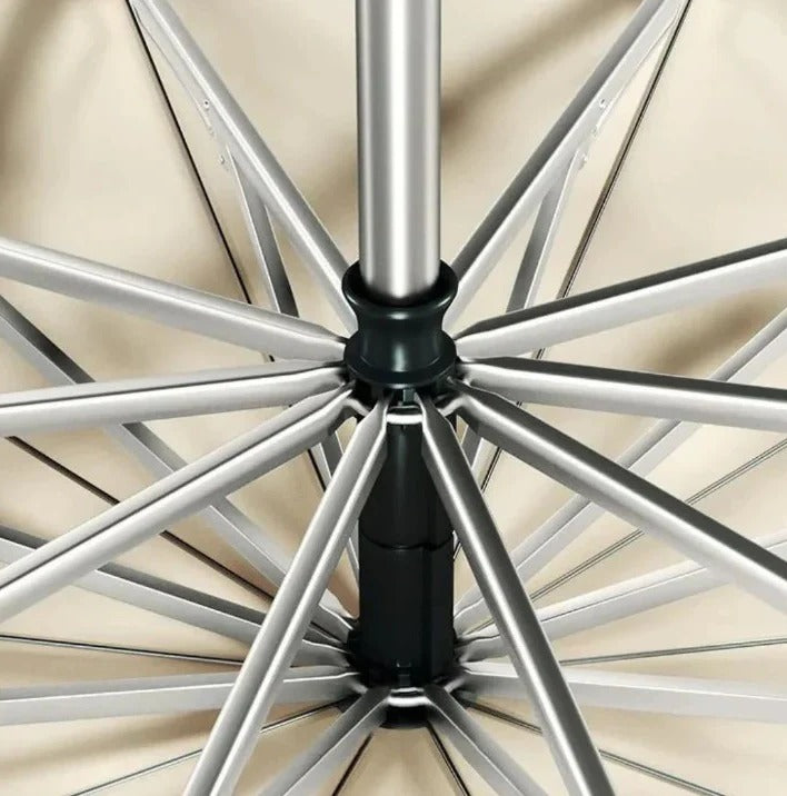 Stormproof Wind-Resistant Umbrella with Reflective Trim - Durable, Compact, and Lightweight Design for All Weather Conditions