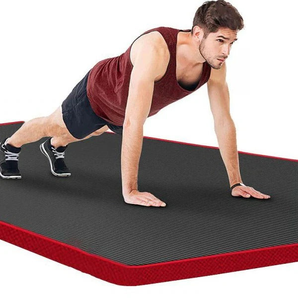 Men's High-Density Non-Slip Exercise Mat - Durable Fitness Mat for Home & Gym Workouts