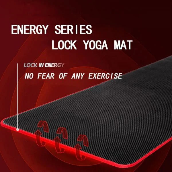 Men's High-Density Non-Slip Exercise Mat - Durable Fitness Mat for Home & Gym Workouts