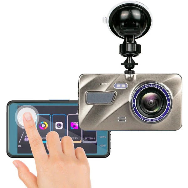 1080p HD Dual Front & Rear Dash Cam with Night Vision - High-Performance Vehicle Camera for Enhanced Safety