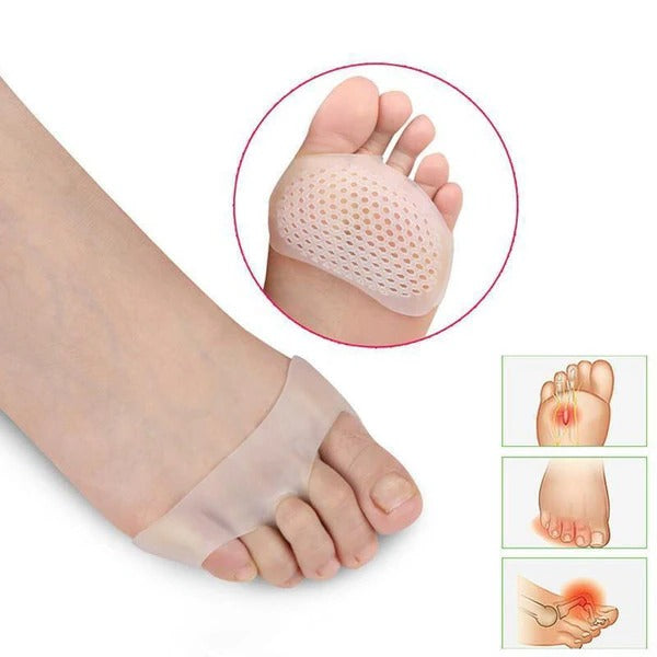 Soft Metatarsal Cushion Pads for Ultimate Forefoot Support - Set of 2 Comfort Insoles
