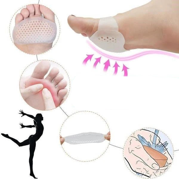 Soft Metatarsal Cushion Pads for Ultimate Forefoot Support - Set of 2 Comfort Insoles