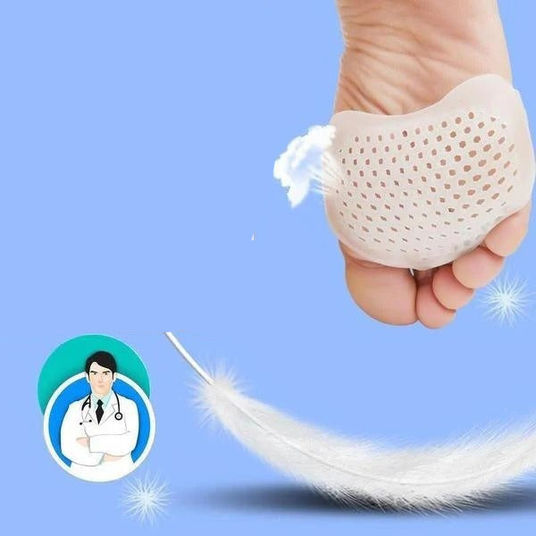 Soft Metatarsal Cushion Pads for Ultimate Forefoot Support - Set of 2 Comfort Insoles