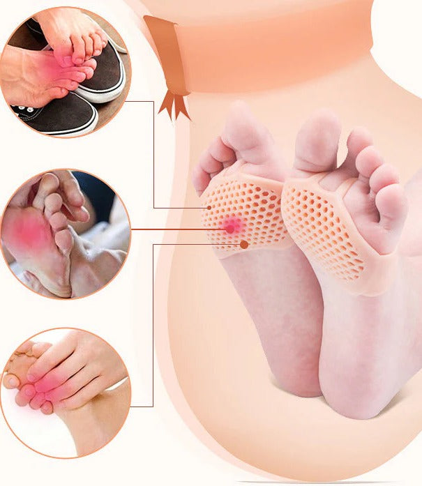 Soft Metatarsal Cushion Pads for Ultimate Forefoot Support - Set of 2 Comfort Insoles