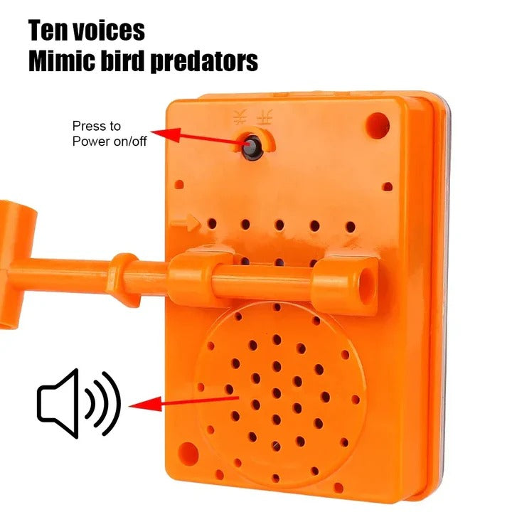 Solar-Powered 360° Reflective Bird Repeller - Spinning Design for Effective Deterrence