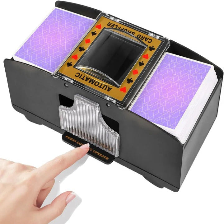 Electric Automatic Card Shuffler - Fast & Efficient Playing Card Shuffle Machine for Games & Tournaments
