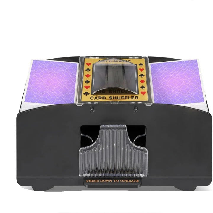 Electric Automatic Card Shuffler - Fast & Efficient Playing Card Shuffle Machine for Games & Tournaments